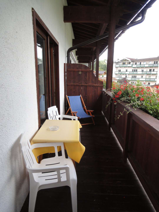 Großer Balkon Hotel Achentalerhof