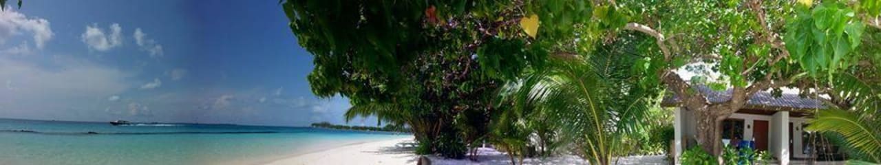 Garden Villa und nähe zum Strand *Panoramabild* Kuramathi Maldives
