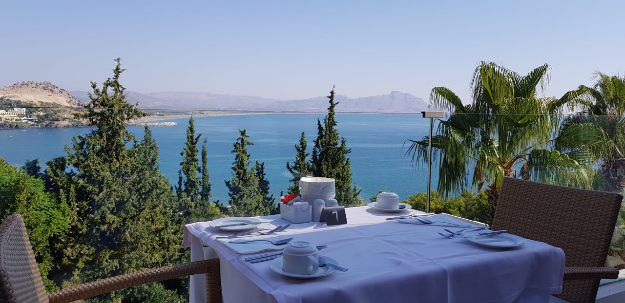 Ausblick Lindos Mare, Seaside Hotel