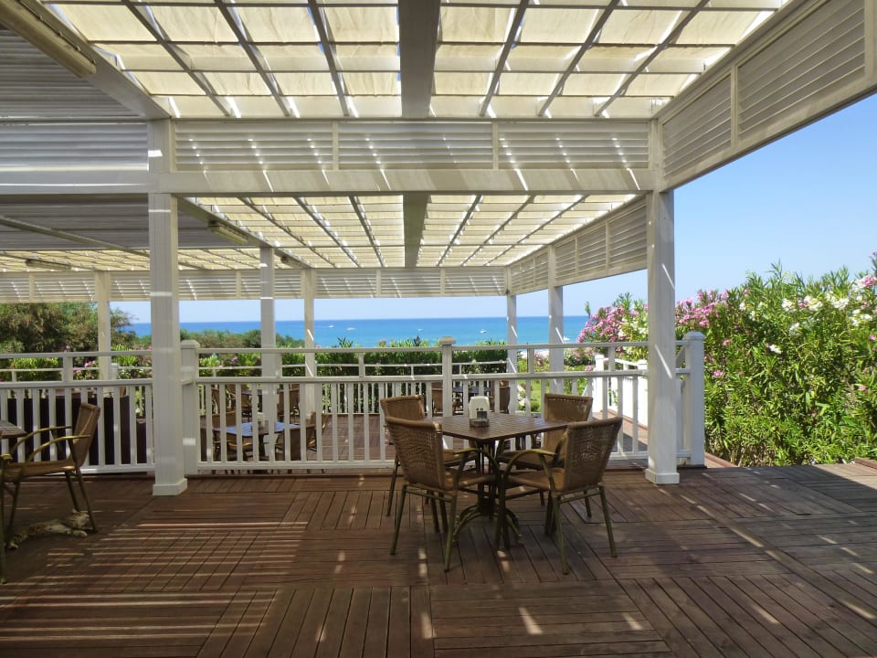 Aussicht von der Strandbar  Alba Queen Hotel