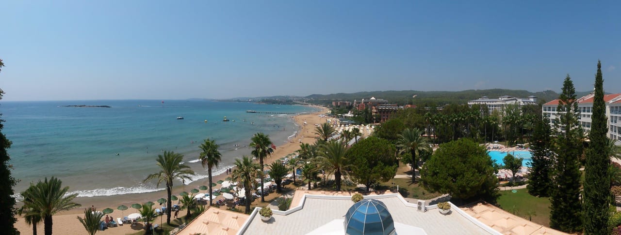 Panorama vom Balkon Top Hotel