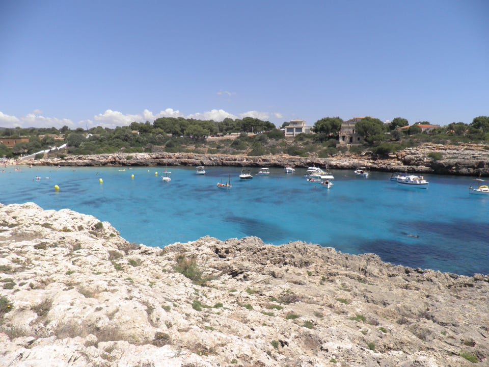 Cala Marsal Bucht vom Felsen aus Grupotel Cala Marsal Nature Hotel