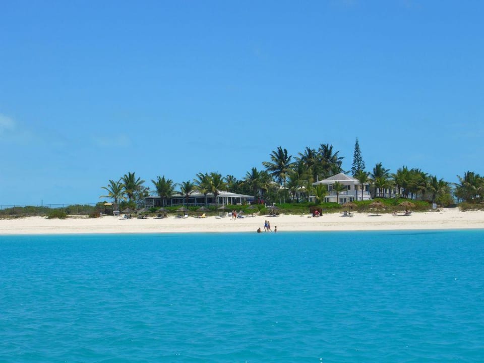 Hotelansicht vom Wasser aus Hotel Sibonne Beach