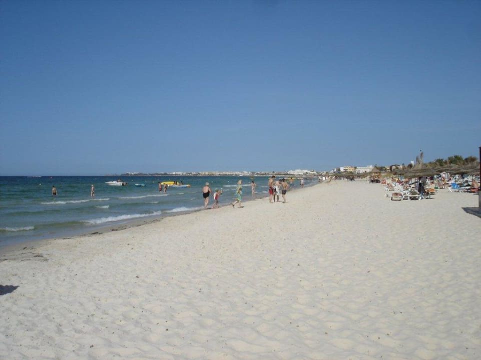Strand Blick Richtung Monastir Ruspina Beach Resort