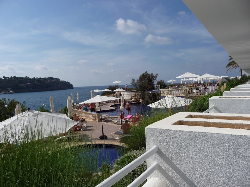 Blick vom Balkon Zimmer 108 Sentido Fido Punta del Mar – Adults only