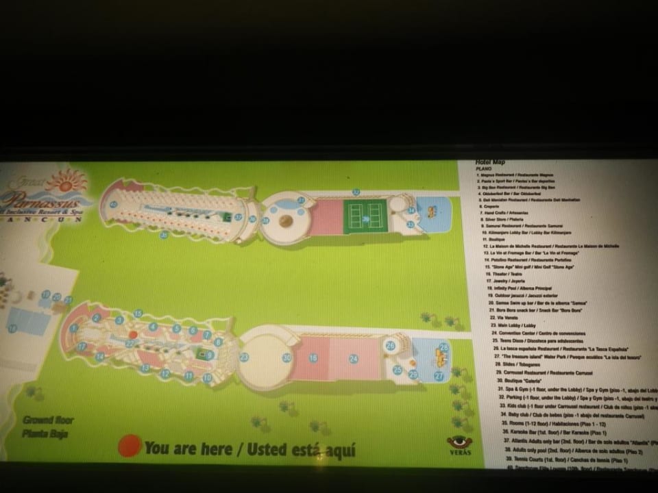 Plan vom Hotel Seadust Cancun Family Resort