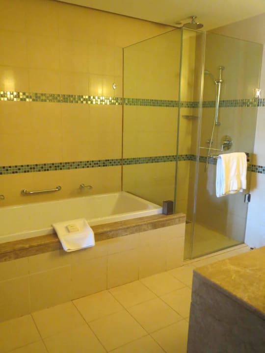 Bad mit Wanne und Dusche Fairmont The Palm