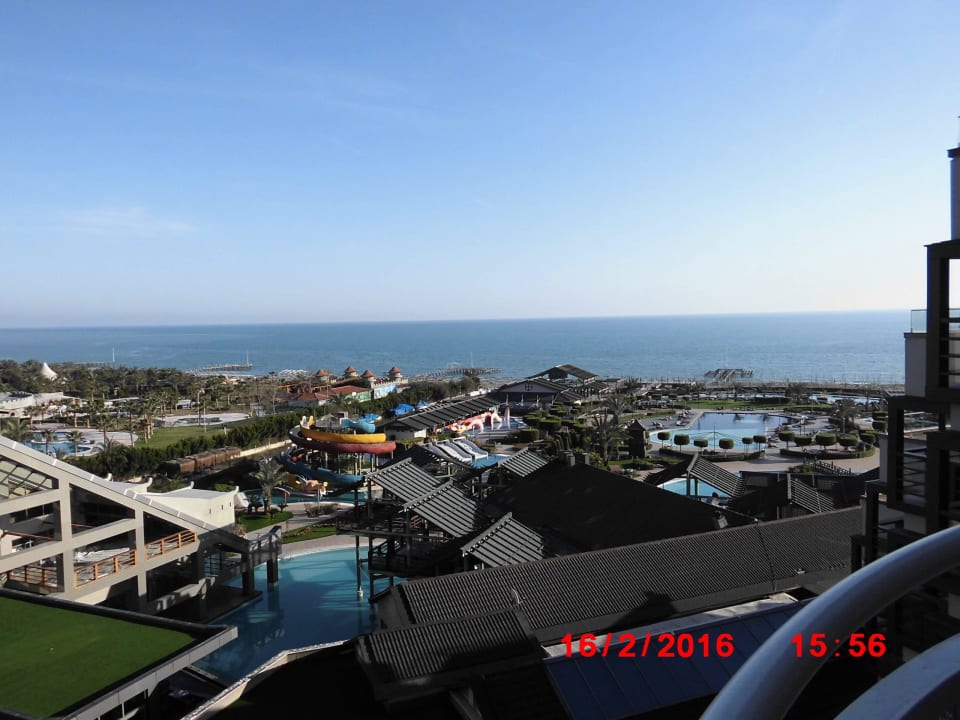 Blick aus meinem Hotelzimmer Limak Lara Deluxe Hotel & Resort