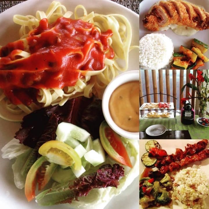 Verschiedene Menus, a la carte Buceo Anilao Beach & Dive Resort