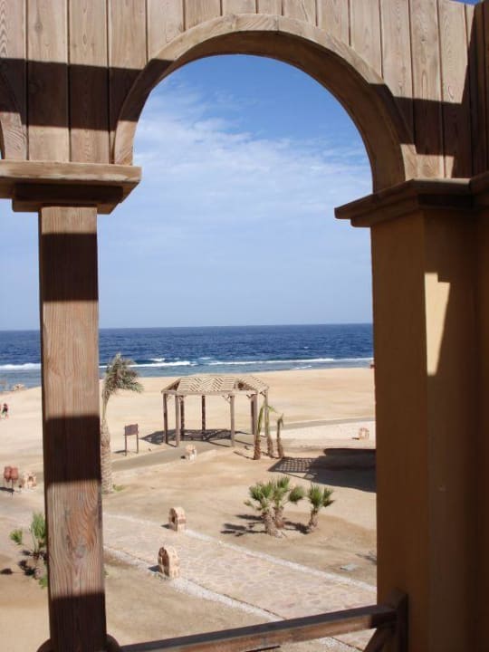 Ausblick vom Balkon (Zimmer 1631) Radisson Blu Resort, El Quseir