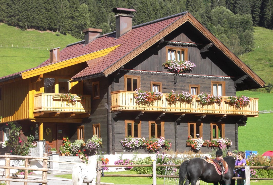Haus im Sommer Bauernhof Paußhof