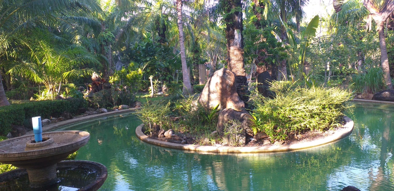 Gartenanlage Hotel Nattha Waree Hotsprings Resort & Spa