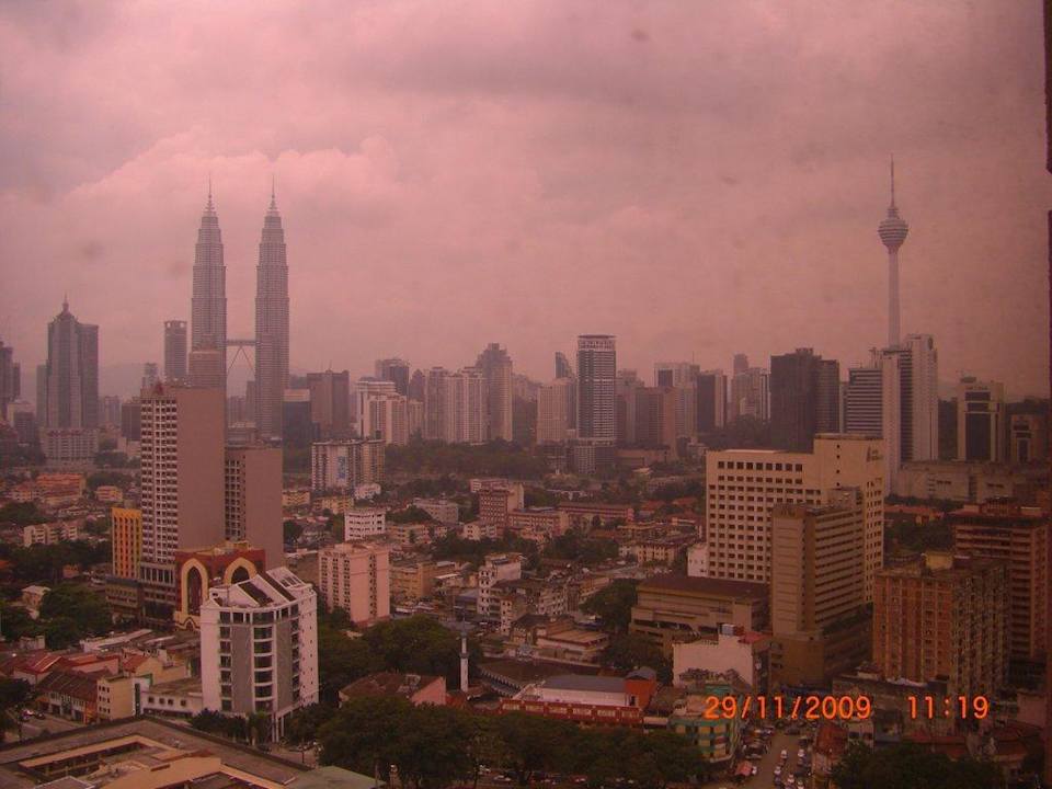 Ausblick auf die Twin Tower Sheraton Imperial Kuala Lumpur