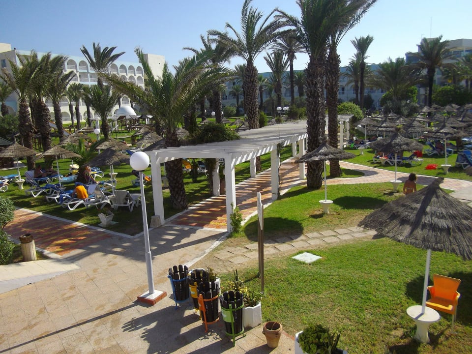 Grünanlage El Mehdi Beach Resort