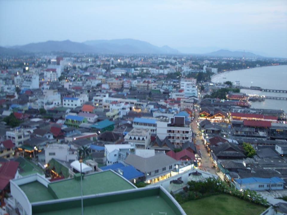 Blick aus dem Fenster über Hua Hin Hilton Hua Hin Resort & Spa