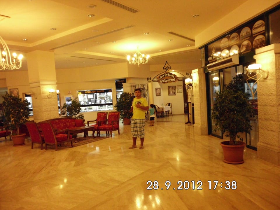 Lobby Aska Hotel Just in Beach