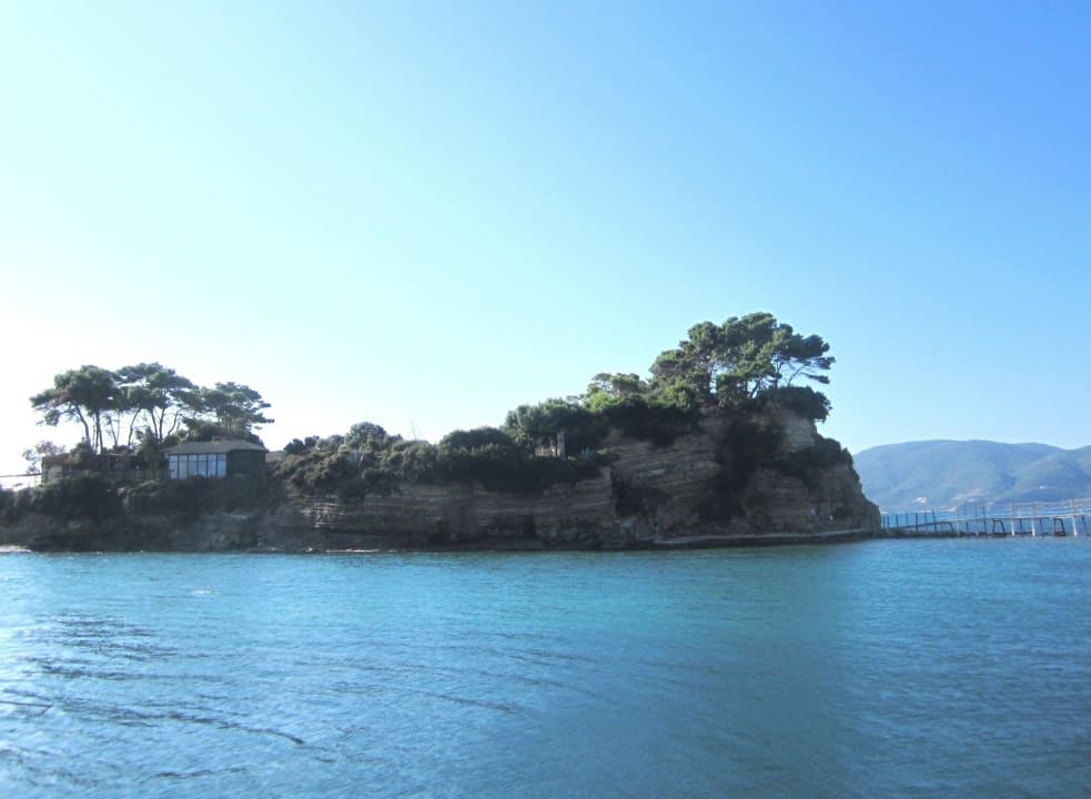 Ausblick vom Hotelstrand/ Boot Domes Aulūs Zante, Autograph Collection