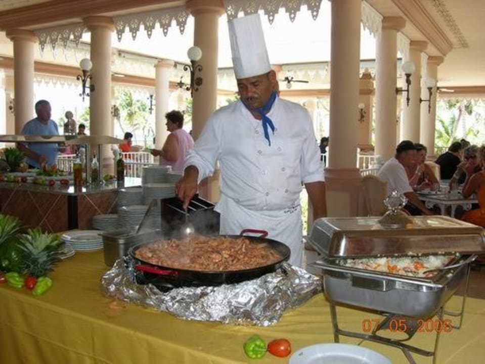 Mittag Essen Hotel Riu Palace Punta Cana