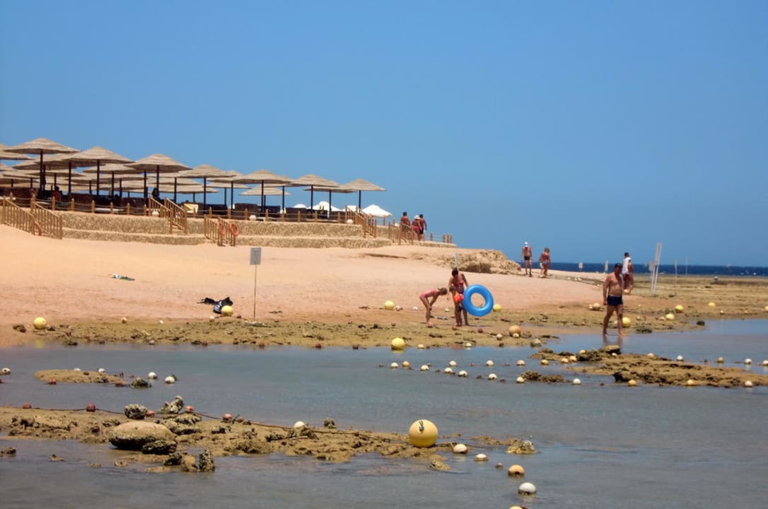 Strand bei Ebbe Makadi Palace