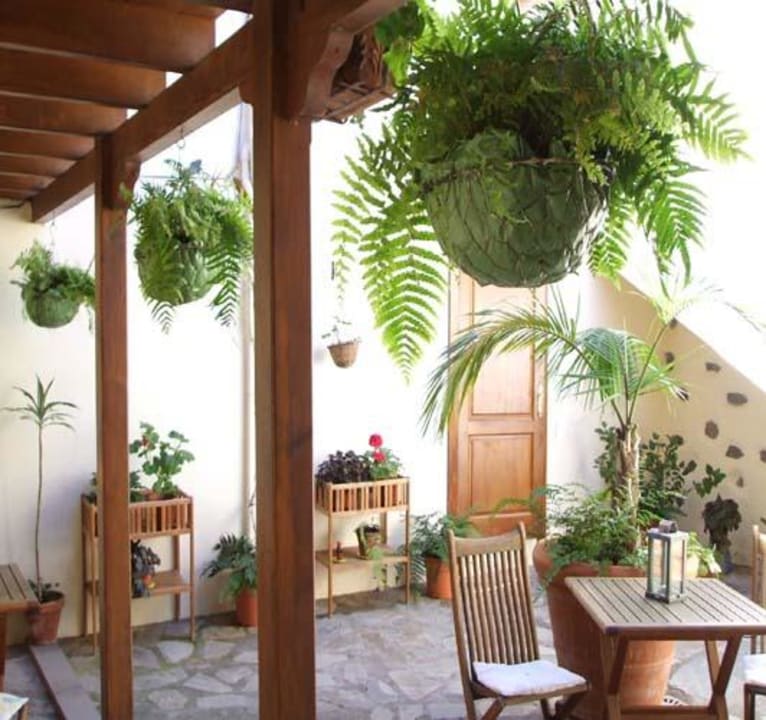 Patio Casa Rural Los Helechos Apartments