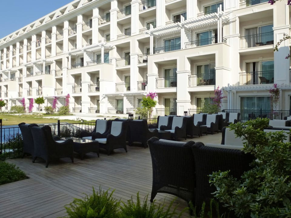 Außenterrasse der Lobbybar Titanic Deluxe Golf Belek