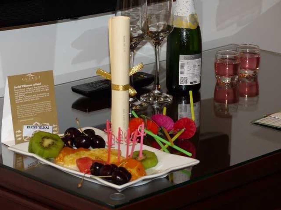 Obstkorb zur Begrüßung Ali Bey Resort Sorgun