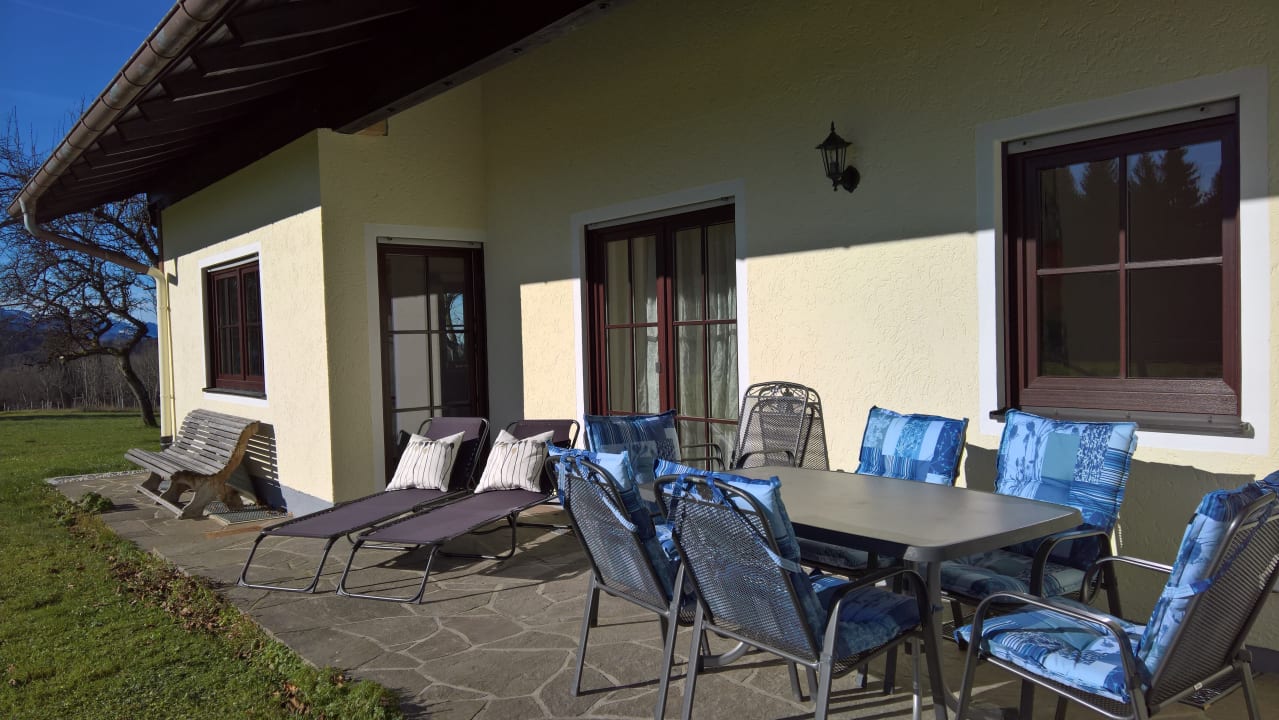 Außenansicht Ferienhaus am Riedl