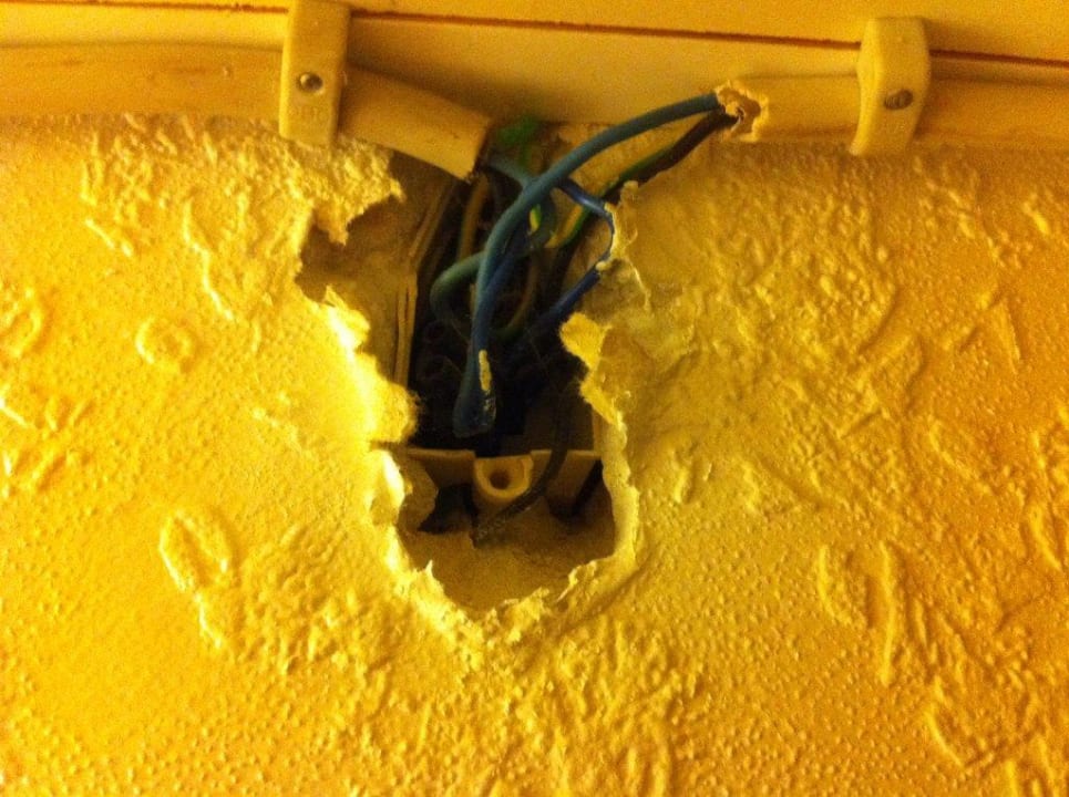 Anschlußdose für Nachtlicht Hotel Ferien auf der Heid