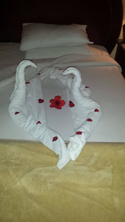 Towel art! Stella Beach Resort & Spa Makadi Bay