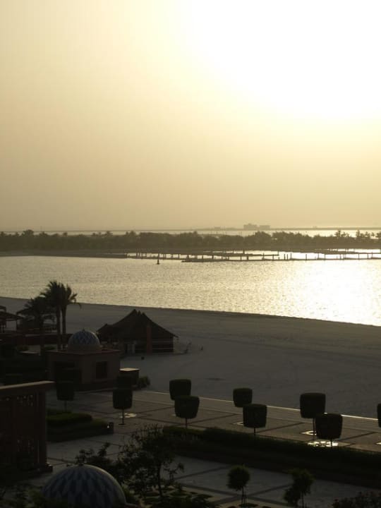 Sunset vom Balkon Emirates Palace Mandarin Oriental