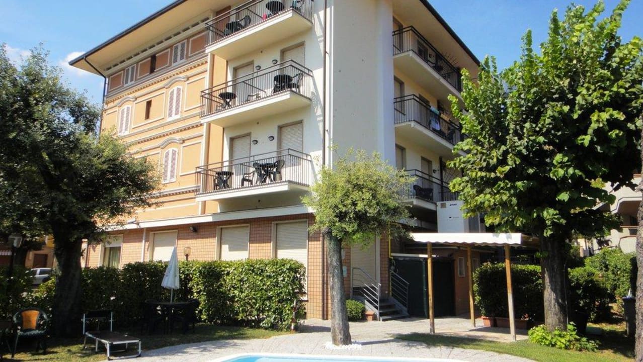 Hotel von der Poolseite Hotel Casa Rossa