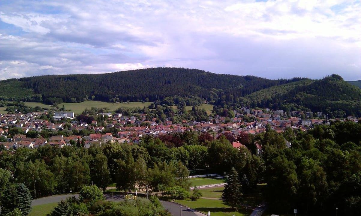 Ausblick vom Balkon AHORN Berghotel Friedrichroda