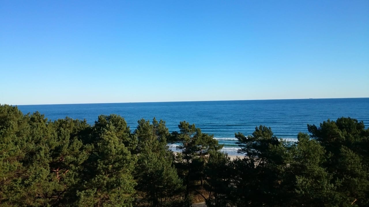Die Ostsee vom Turm Cliff Hotel Rügen