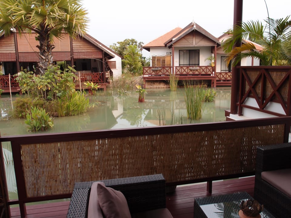 Ausblick von unserem Zimmer Suites and Sweet Resort Angkor