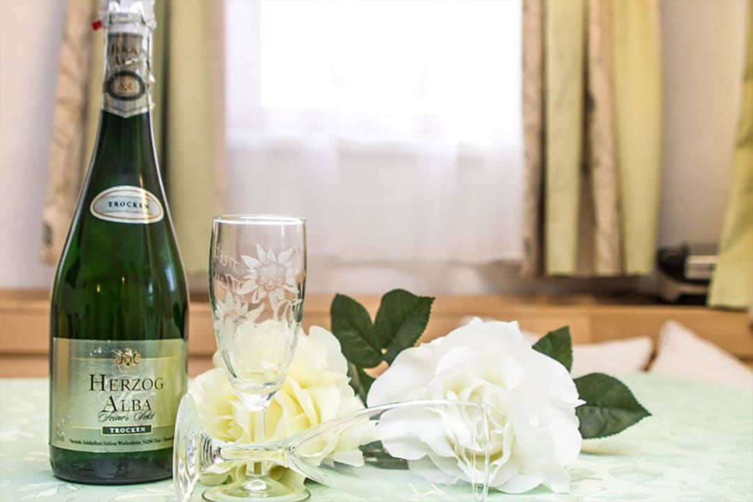 Begrüßungsgetränk Gertis Ferienwohnungen