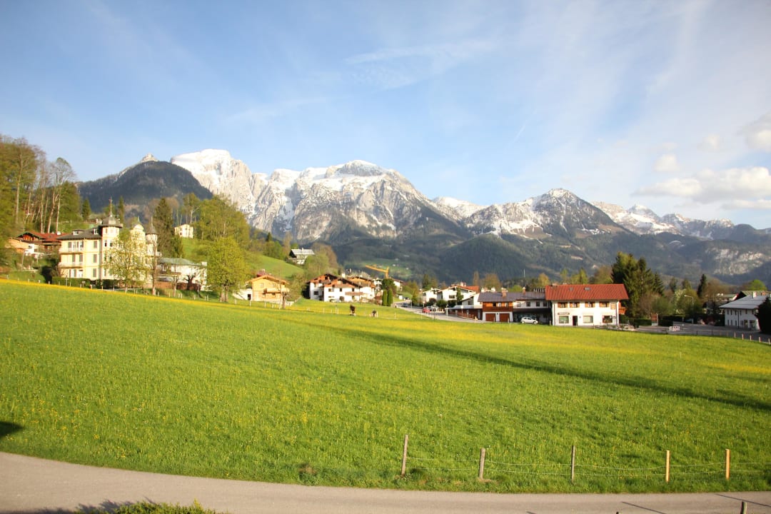 Blick auf die Berge vom Balkon Ferienwohnungen Veronika Fendt