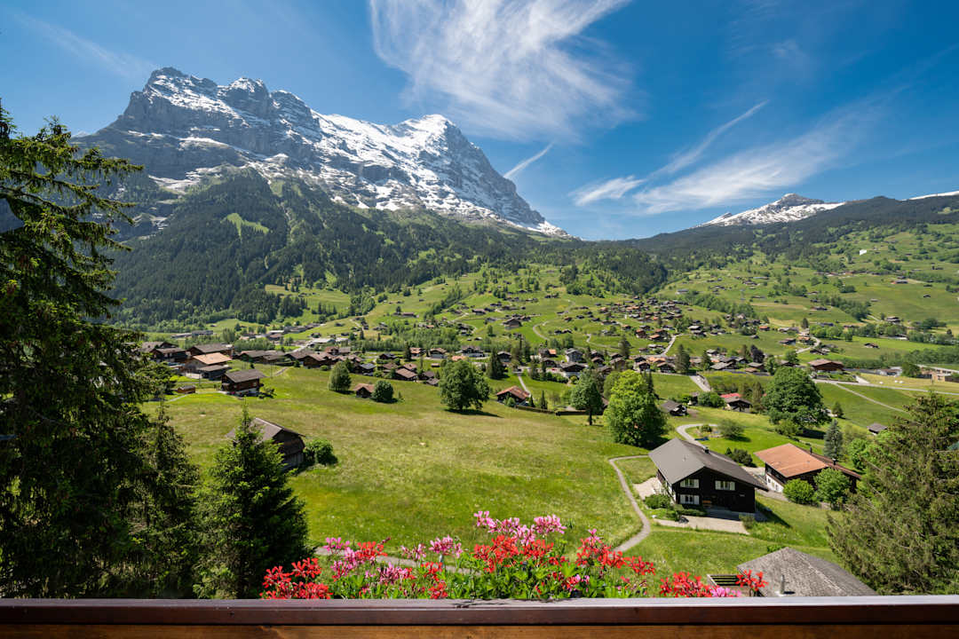 Ausblick Jungfrau Lodge, Swiss Mountain Hotel