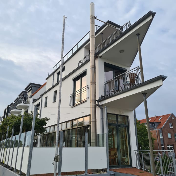 Außenansicht Vier Jahreszeiten Bensersiel