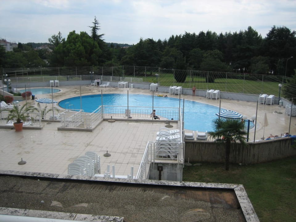 Blick auf den Pool Valamar Parentino Hotel