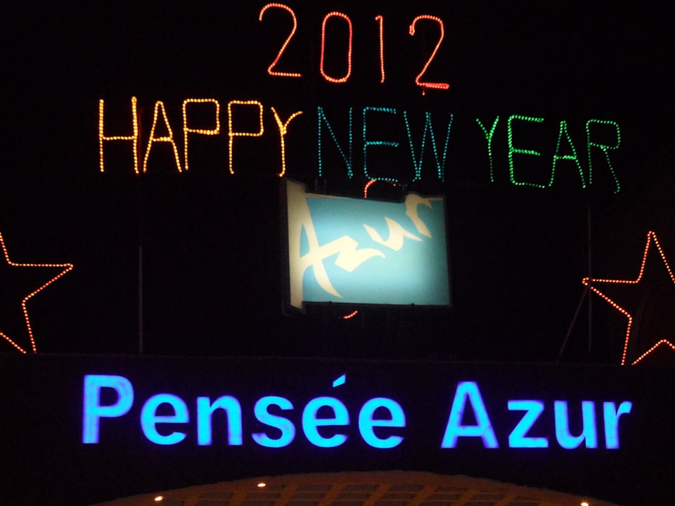 Happy New Year 2012 Pensée Royal Garden Beach Resort