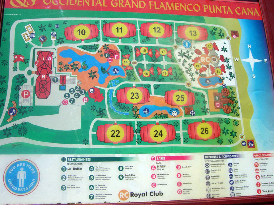 Übersicht der Anlage Occidental Punta Cana