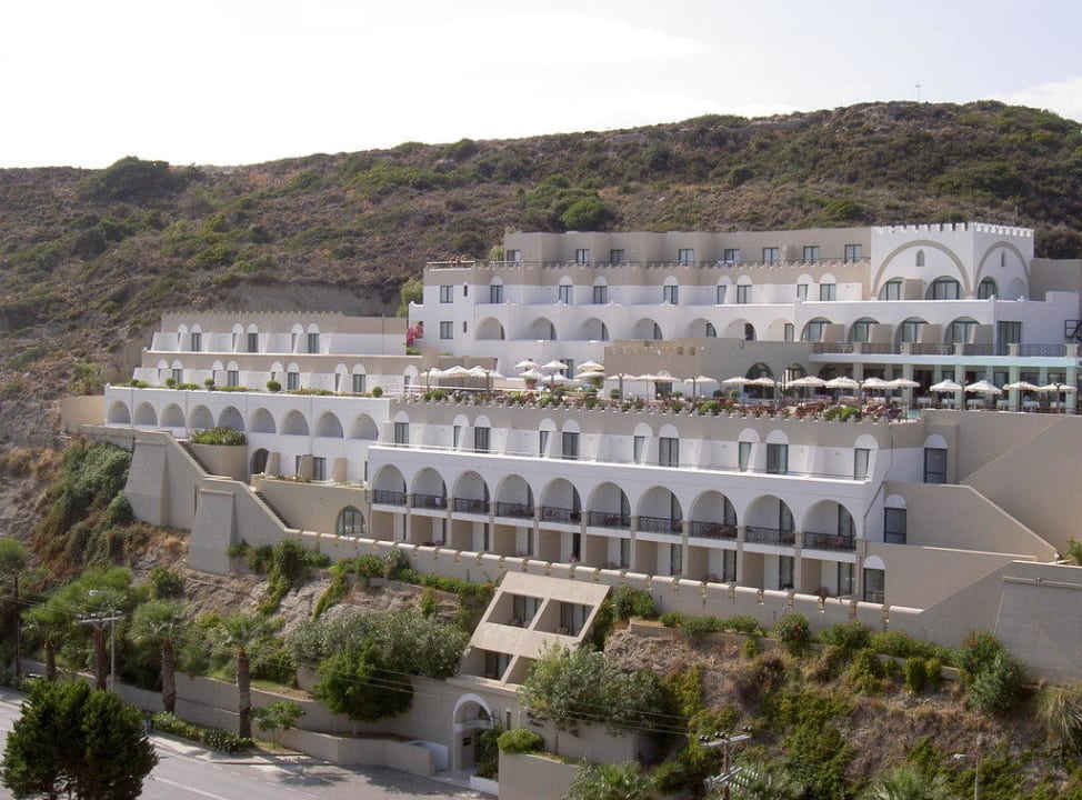 Blick auf Calypso Palace Hotel Calypso Beach