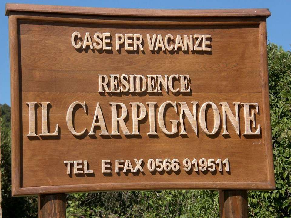 Eingangsschild Hotel Il Carpignone Srl