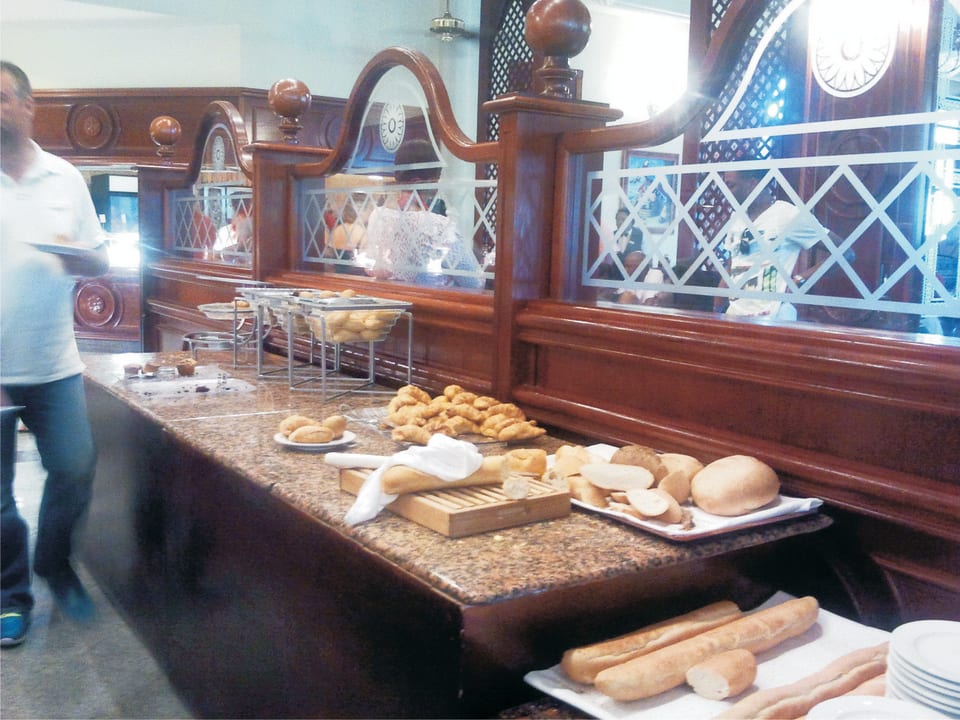 Das Brotangebot um 8 Uhr morgens Hotel Riu Ocho Rios