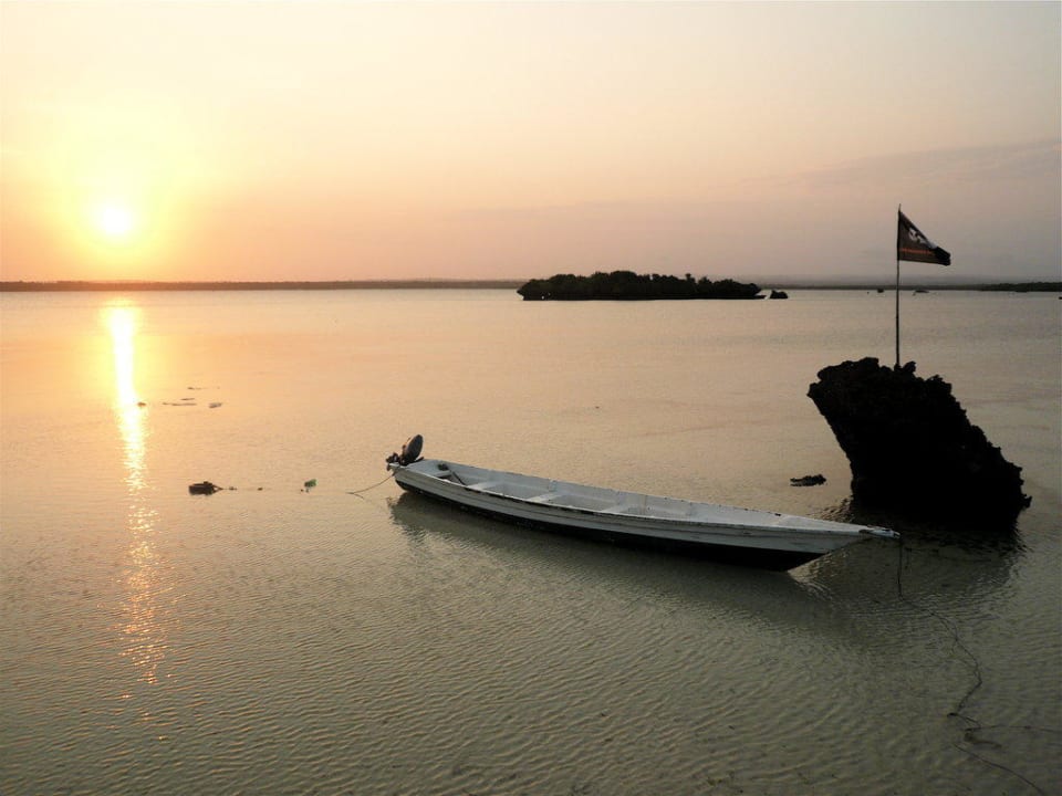 Sonnenuntergang The Sands At Chale Island