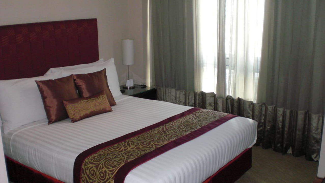 Einer der Schlafräume Hotel Ascott Bangkok Sathorn