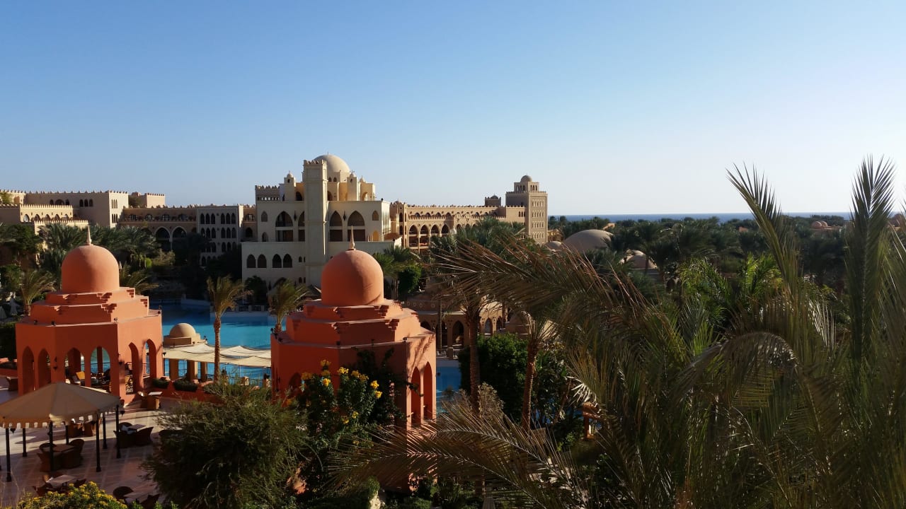 Blick vom Zimmer über die Anlage Makadi Palace