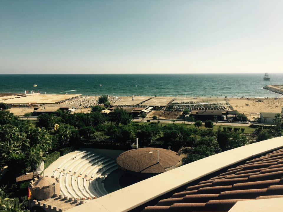 Blick aus dem Zimmer  Sunis Evren Beach Resort Hotel & Spa