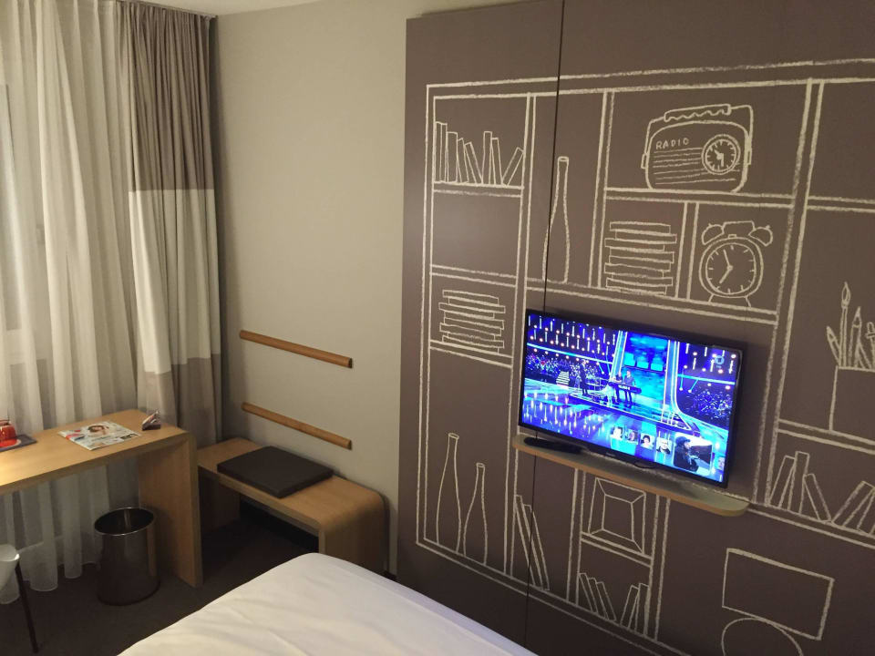 Vom Bett aus ibis Berlin Hauptbahnhof