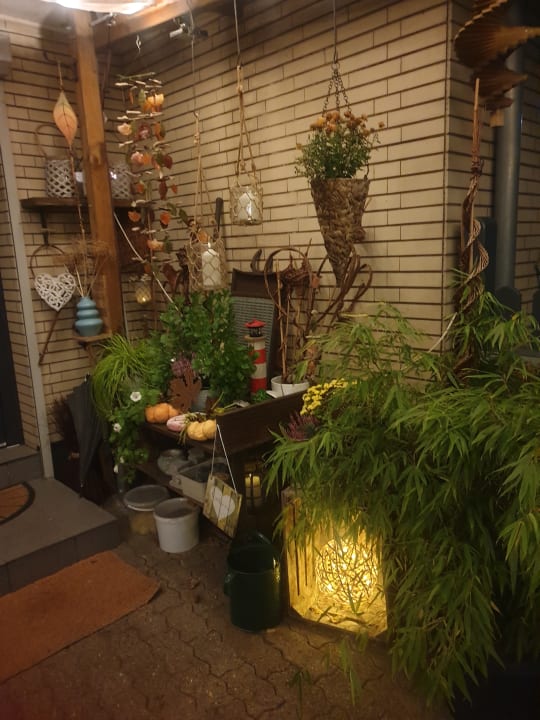 Außenansicht XXS Appartement - Studio für 2 Gäste mit Terrasse und Strandkorb